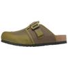 Бостонские резиновые сандалии Birkenstock мужские сосново-зеленые узкие 1028322