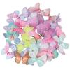 36PCS Two Layers Colorful Butterfly Decor Organza Fancy Butterfly Ornament Butterflies  Wedding