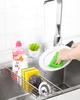 YQh Аквариумный асфальт аквариум Шанхайский хлопковый губка бутылка для хранения кухонного моющего средства выдвижная длина из нержавеющей стали полка полка держатель