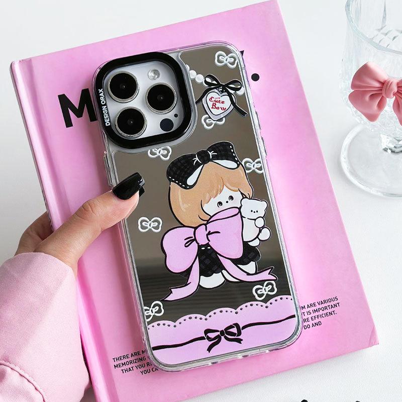 Чехол для мобильного телефона Apple Zhitai - 16ProMax Браслет 14 Три-в-одном Зеркало для iPhone 15/14Pro