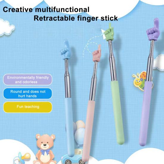 Выдвижная палочка для пальцев, выдвижная телескопическая указка для учителей в классе, мини-ручной презентер, доска для презентации, указатель