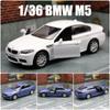 1/36 BMW M5 Sedan игрушечная модель автомобиля для детей RMZ City литой сплав металла миниатюрный инерционный коллекционный подарок для мальчиков