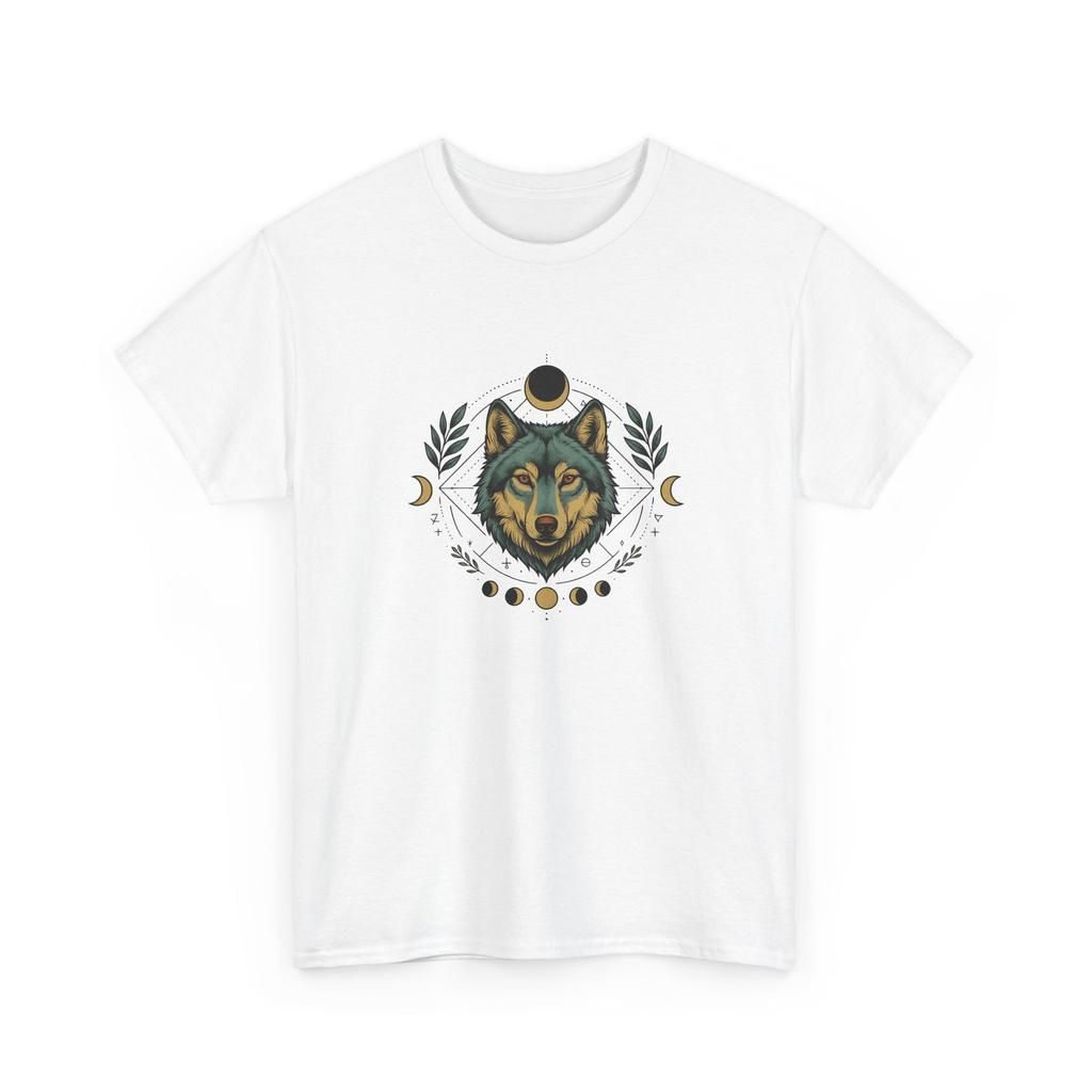 Wolf Profile Shirt Cottagecore Fauna Gift Women Bohemian Tee Wolf T-Shirt