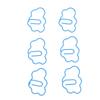 100 Pcs   Shaped Paper Clips Cute Fun Decorative Iron Bookmarks Planner Clips with Transparent Box for Study Work