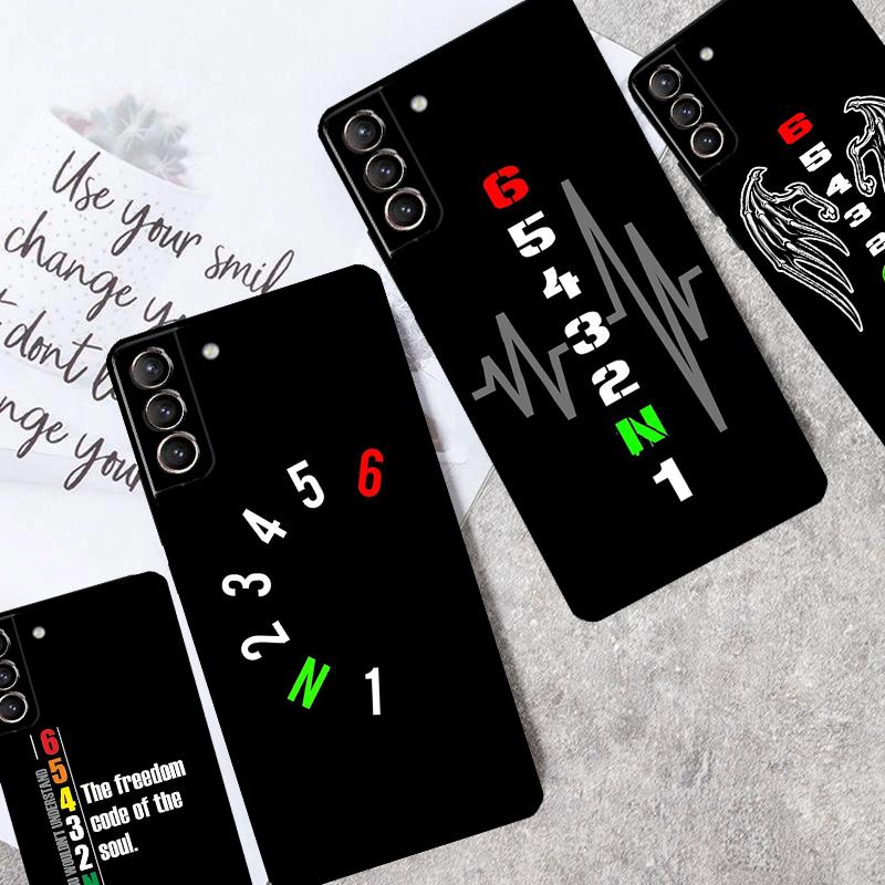 1N23456 Мотоциклетный чехол для Samsung Galaxy S21 S20 FE S22 S23 S24 Ultra Note 10 Plus Note 20 S8 S9 S10 Чехол