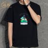Summer Men's Short-sleeved T-shirt Trendy Fashion Loose All-match Printed Men's Top T-shirt