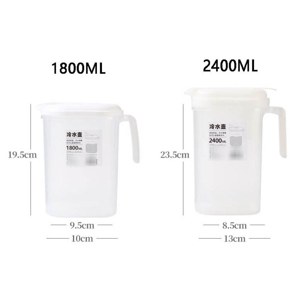 Plastic Cold Kettle 1800/2400ml Water Jug Teapot Pitcher  Refrigerator