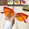 Blue Light Blocking Glasses Night Vision Glasses Unisex Orange or Red Lenses Protection Eyes for Smartphone Computer and Gaming
