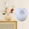 Vase Epoxy Mold Reusable No Deformation 3D Effect Easy Demould Great Tenacity DIY Clear Texture Non Adhesive Art Crafts Mold Craft Making Tool