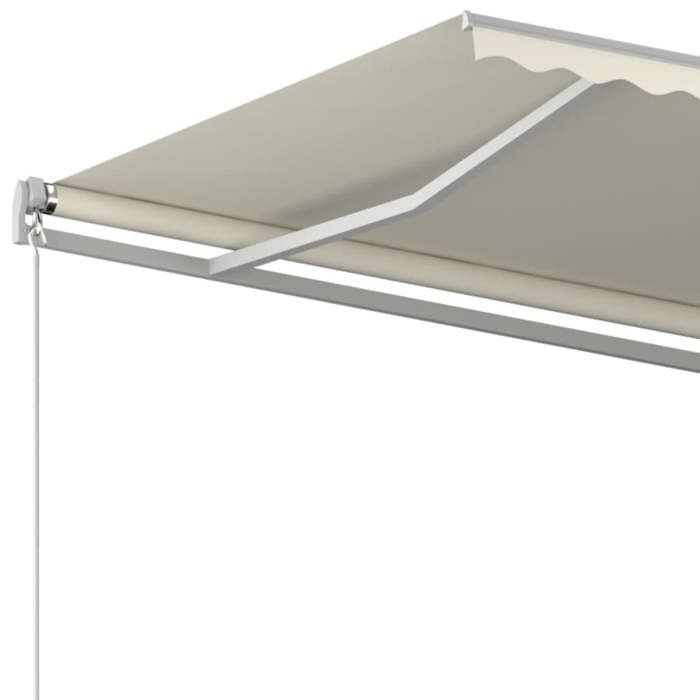 Maison Exclusive - Auvent manuel rétractable 400x350 cm Crème