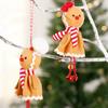 Christmas Gingerbread Man Christmas Tree Hanging Ornaments for Home Indoor Outdoor Party Decoration