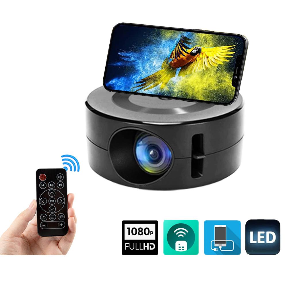Mini Projector Screen 180P 4K Portable Wired Projector Home Theater Kids Gift Cinema Video Smart HD TV Movie Media Player For IOS Android