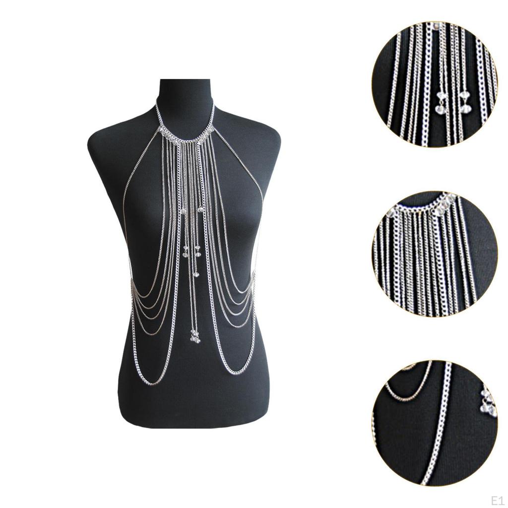 Женская цепочка для тела, модная грудь для музыкального фестиваля, ночного клуба танца живота