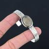 Daughters Day Deal Natural Septarian 925 Sterling Silver Birthday Bangle Jewelry