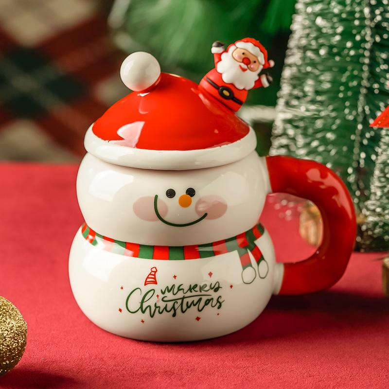 Кружка в подарок на Рождество, Высококлассное ощущение, Рождественская кружка, Керамика, Подарок для подруг и небольшие подарки для сотрудников и клиентов