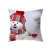 С Рождеством милый снеговик с принтом наволочка для дома, гостиной, украшения дивана, полиэстеровая подушка, наволочка
