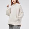 Puma Sporty Casual Hooded Pullover Sweatshirt Women Tops Cream 532283-99