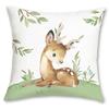 Милая наволочка с лесными животнымиСпальня Гостиная Диван Домашний декор Полиэстер Наволочка на подушку с молнией