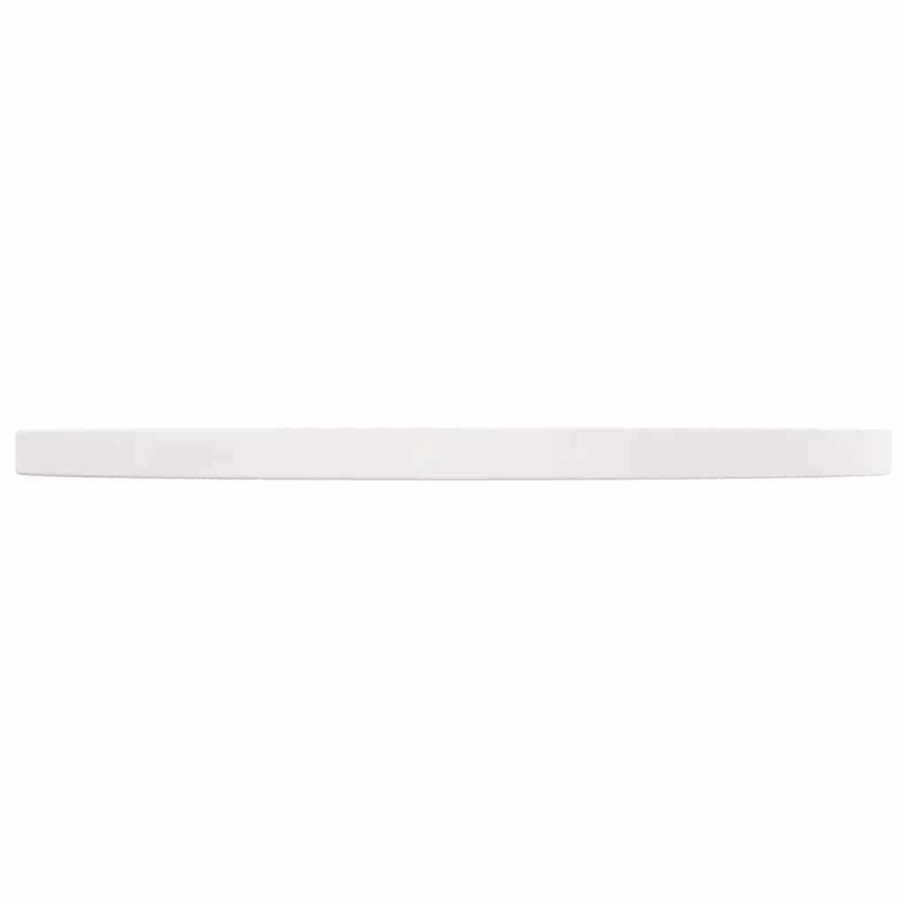 vidaXL Tischplatte Weiß Ø60x2,5 cm Massivholz Kiefer