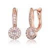 GEIGER Jewelry 14K GF Bold Circle Stone Earrings GIGFEE007