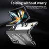Для Samsung Z Fold 4 Прозрачный модный чехол с покрытием для Samsung Galaxy Z Fold 4 Fold4 Zfold4 Стеклянный пленочный чехол