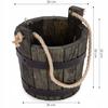 Wooden flowerpot 30XH30 bucket K. rosewood