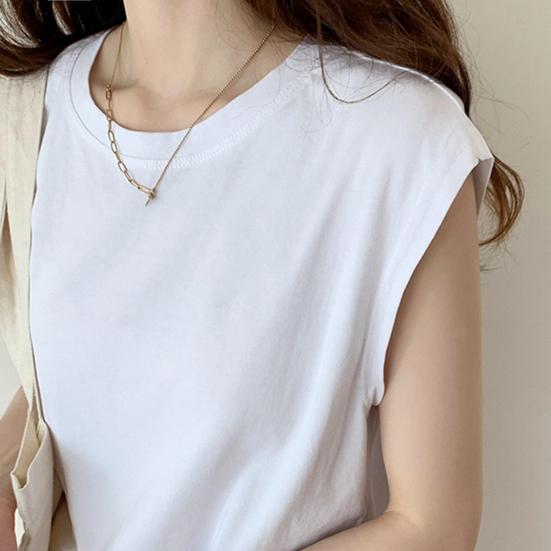 Женская летняя футболка с круглым вырезом и короткими рукавами, однотонная футболка