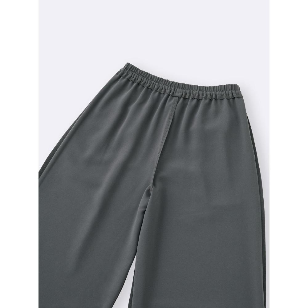 GU by Uniqlo Широкие брюки со складками, укороченные, длина 61,0 см