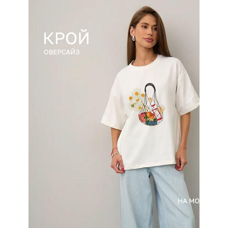 Western Style New Fashion Casual Loose Print All-Match Short Sleeve T-shirt Top Printed T-shirt Top