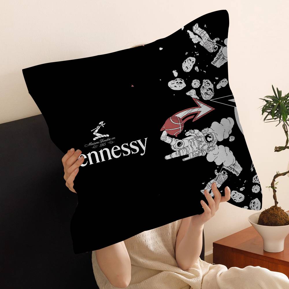 Hennessy Brandy Cushion Cover Polyester Sofa Cushions Decorative Throw Pillows Home Decoration Pillowcover