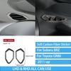 For Subaru BRZ/ For Toyota GR86 -up Carbon Fiber Decal Car Center Console Shift Panel Interior Decorative Stickers