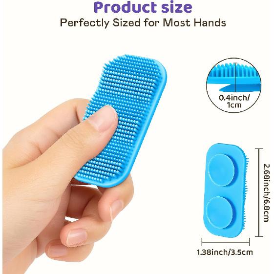 Bristle Tactile Sensory Calm Strips | Soft, Gentle & Rich Texture| 8PC | Suction Cup Toys for Kids | Autism, ADHD Anxiety Relief | Quiet Fidget Toys