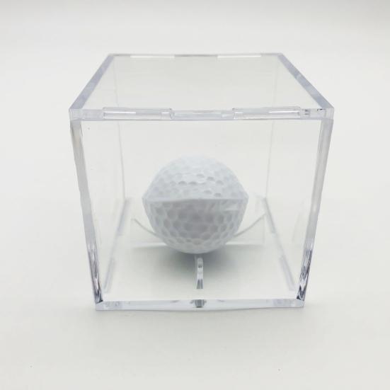 3 шт. Витрины для бейсбольных мячей Высокая прочность Пыленепроницаемые Прозрачные Защищенные от УФ-лучей Витрины-подставки для бейсбольных мячей