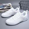 White Sneakers Women White Bodybuilding Sports Shoes Women's Cheerleading Shoes Comfortable Breathable Competition Shoes Woman