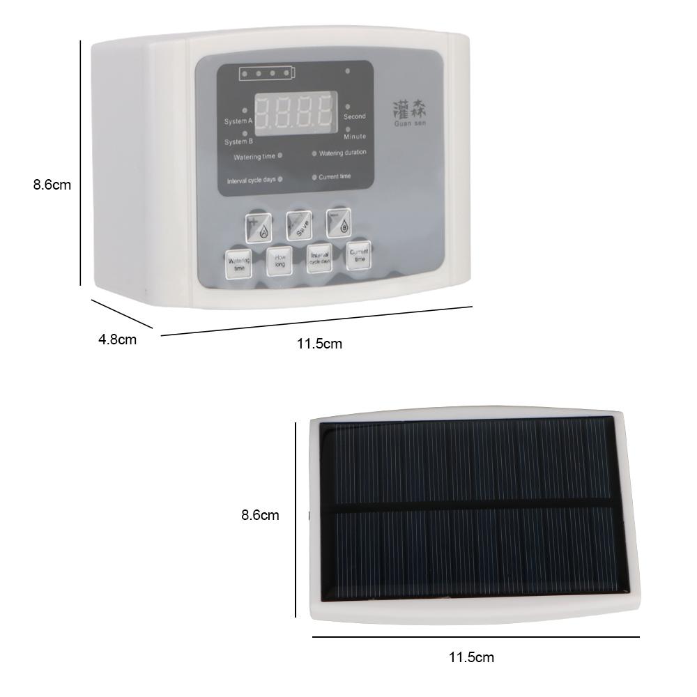 Автоматическое устройство для полива растений, система капельного орошения, таймер, устройство для капельного орошения сада, двойной насос, интеллектуальный солнечный контроллер, система таймера