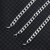 5/7/9/MM Men Choker Cool Cuban Chain Heavy Link Metal Collar Stainless Steel Necklace