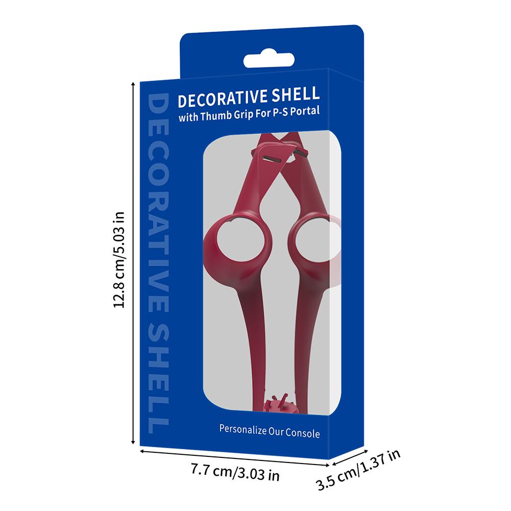 Силиконовая декоративная полоса Защитный чехол с 2 шт. колпачками для большого пальца Комплект аксессуаров Защитная крышка для консоли PS5 Portal