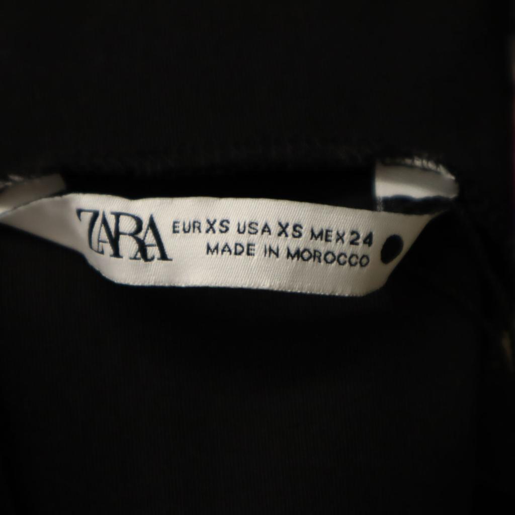 Неиспользованное ZARA Платье без рукавов Длинное XS черное Женское Б/у