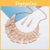 Artistic Alloy Vintage Necklace And Earring Set Casual Wear Clothing Accessories