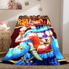 Anime One Piece Flannel Lightweight Blanket Home Decor Sofa Bed Travel Cover Family Gift For All-Season LXR170