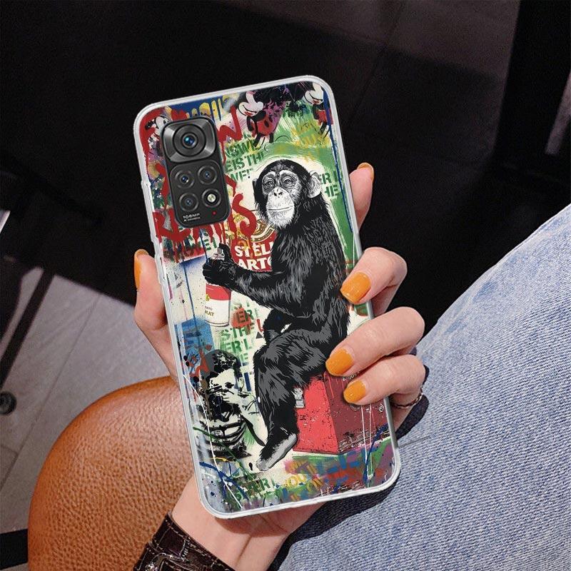 Banksy Graffiti Art Phnoe Case for Phnoe Case for Xiaomi Redmi Note 15 14 14S 13 Pro Plus 12 12S 11S 11E 10S 10 11T 5G Unique Co