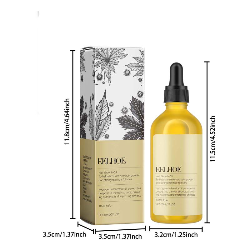Eelhoe Castor Oil Essential Oil Rejuvenates Damaged Hair And Scalp Moisturizes And Softens Dry And Frizzy Hair