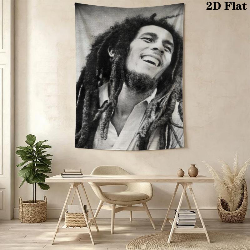 Bob Marley Live Performance Tapestry Tapestry Fashion Print Wallmounted Home Decor Wall Decoration Atmospheric Background Cloth