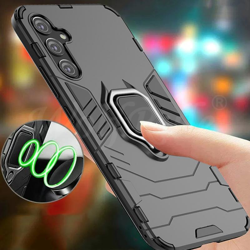 Чехол-накладка для Samsung Galaxy A34 5G Samsung A34 A04 A04E A04S A14 A54 Capas Подставка-кольцо Магнитный бронированный чехол Samsung A34