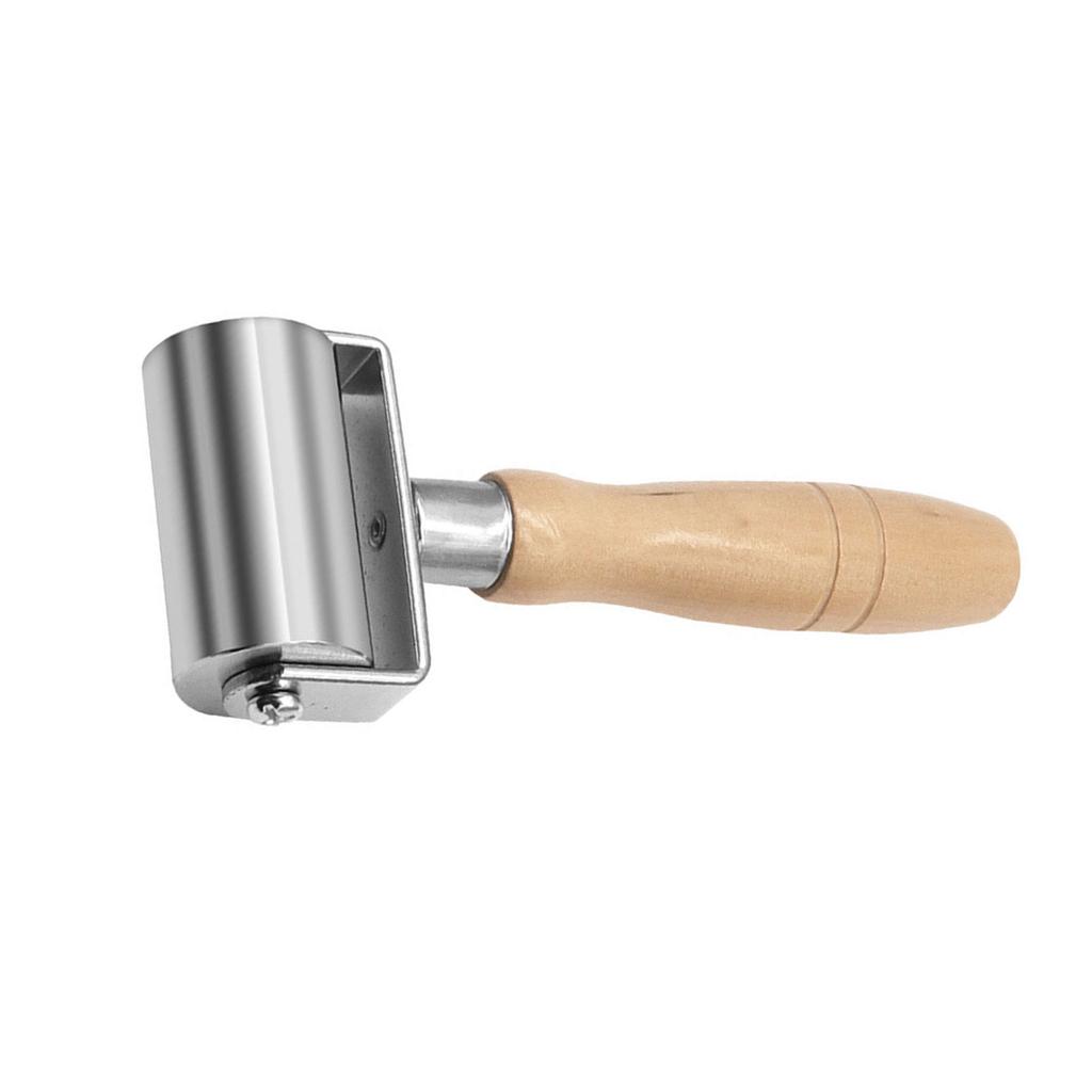 26mm 60mm 100mm Leather Press Edge Roller Wooden Handle Leather Rolling Craft Roller Seam Roller Leather Edge Creaser