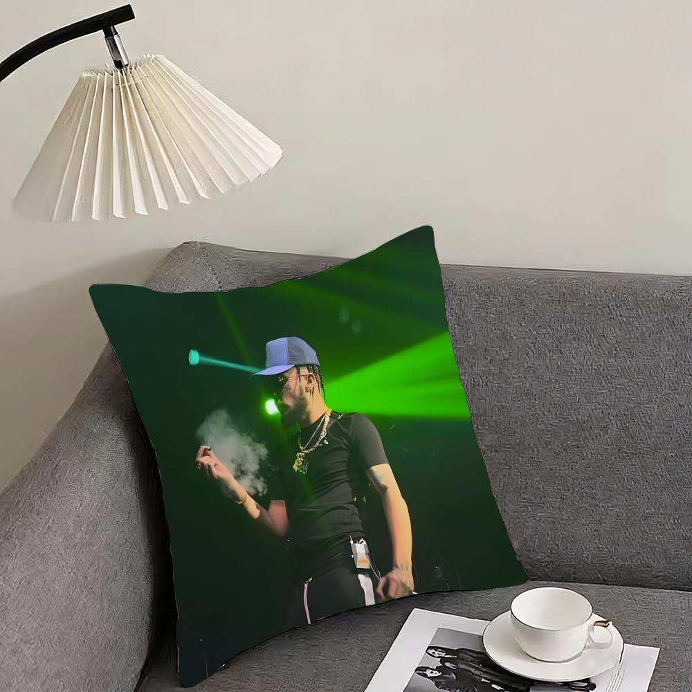 JJc ReyesS Rapper Cushion Cover Pillowcase Ultra Soft Skin Friendly Fabric Cloud Like Comfort Concealed Zipper