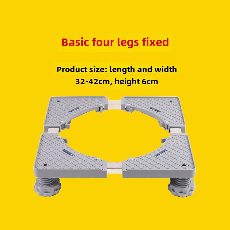 Регулируемая подставка для стиральной машины с барабаном и кронштейном волнообразного колеса