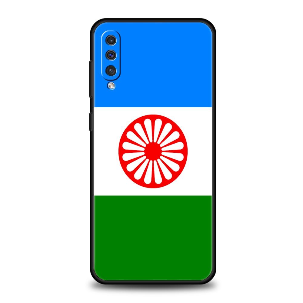 Gypsy Romani Roma Flag Case For Samsung Galaxy A52 A12 A50 A72 A20e A30 A02s A22 A32 5G A20s A70 A10s A40 A10 A04s Phone Cover