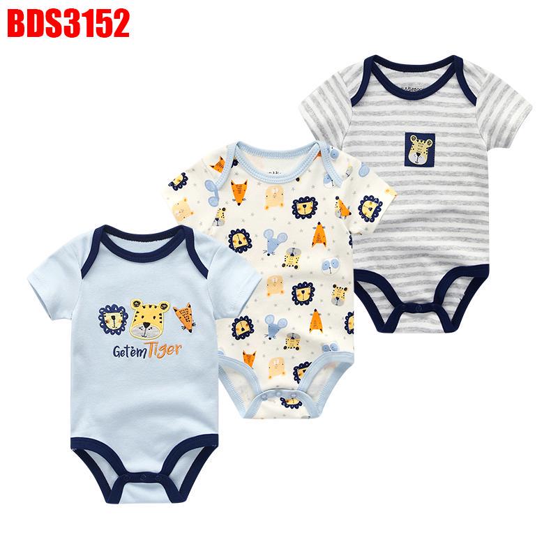 Одежда для новорожденных мальчиков и девочек, хлопковые ромперы