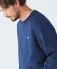 LL Bean Quilted Crew Neck US Size Deep Wine 1000099753 Men's Sweatshirt, Fit, Regular, L, Red,